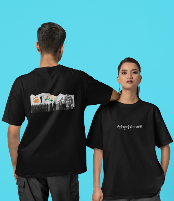 Mumbai Merch Unisex Oversized T-Shirt | Premium Cotton