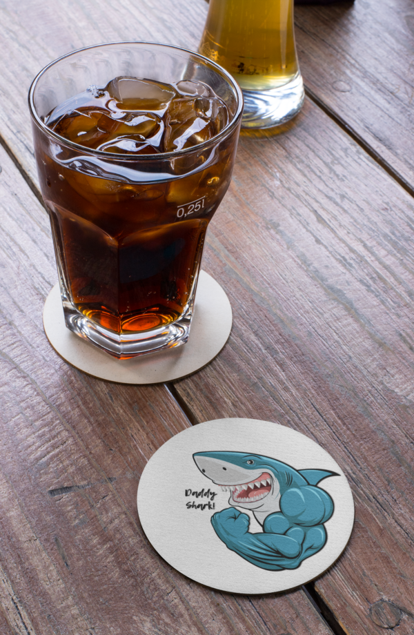 Glossy Coaster – Durable, Quirky, Fade-Proof Print - Image 2